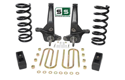 01-10 Ford Ranger 2WD 6"/3" Lift Kit 6 Cyl Spindles / Coil Springs / Lift Blocks