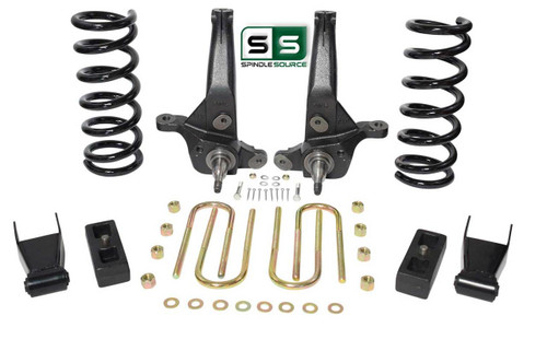 2001 - 2009 Ford Ranger 2WD 6"/3" Lift Kit Spindles/ Fr Coils/ Shackles/ Blocks SPR: 2, A, J, or C