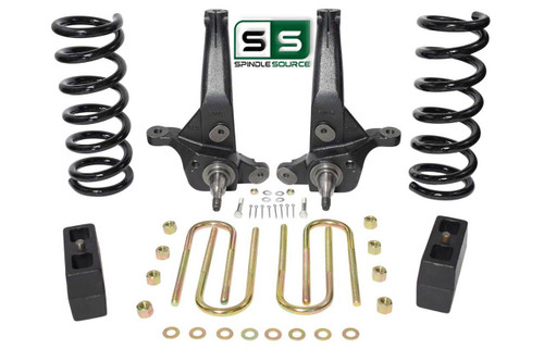 01-10 Ford Ranger 2WD 6"/ 4" Lift Kit 4 Cyl Spindles/Coil Springs/Lift Blocks