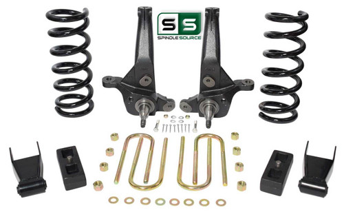 2001 - 2009 Ford Ranger 2WD 6"/4" Lift Kit Spindles/Coils/Shackles/ Lift Blocks SPR: 3, G, or H