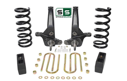 01-10 Ford Ranger 2WD 6"/4" Lift Kit 6 Cyl Spindles / Coil Springs / Lift Blocks