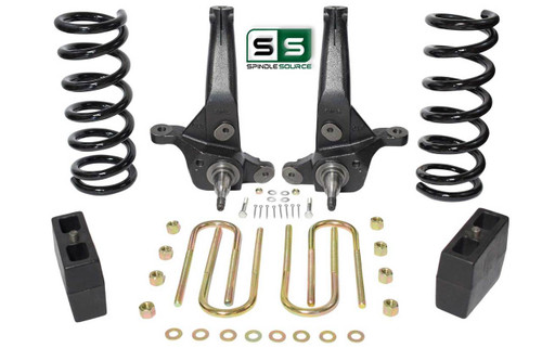 2001 - 2009 Ford Ranger 2WD 7"/ 5" Lift Kit Spindles/Coil Springs/Lift Blocks SPR: 3, G, or H