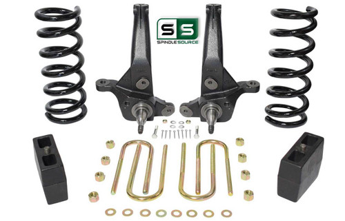 01-10 Ford Ranger 2WD 7"/ 5" Lift Kit 4 Cyl Spindles/Coil Springs/Lift Blocks