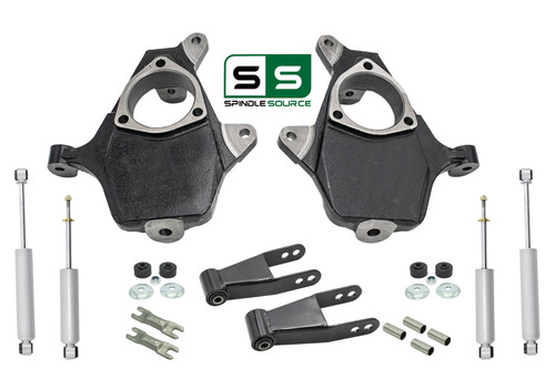 2"/2" Drop Kit + Shocks  Fits 99-06 Chevrolet Silverado / GMC Sierra 1500