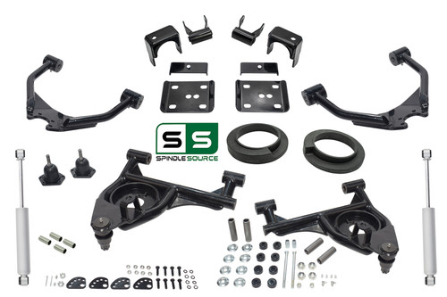 3"/5" Drop Kit + Shocks   Fits 99-06 Chevrolet Silverado/GMC Sierra 1500