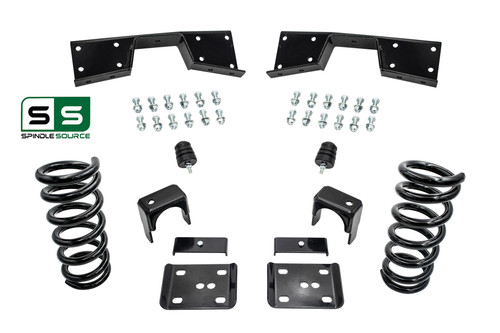 3"/6" Drop Kit + Bolt On C-Notch Fits 99-00 Chevy Silverado/GMC Sierra 1500 V8