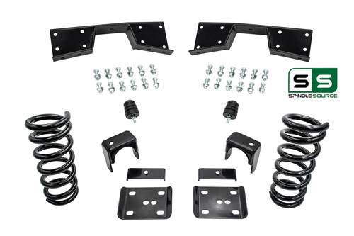 3"/6" Drop Kit + Bolt On C-Notch Fits 99-00 Chevy Silverado/GMC Sierra 1500 V6