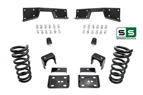 3"/6" Drop Kit + Bolt On C-Notch Fits 01-06 Chevy Silverado/GMC Sierra 1500 V6