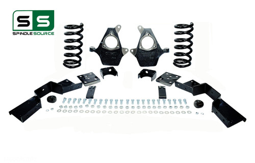 01 - 06 Silverado / Sierra 1500 (V6)  4" / 6" Coil Drop Kit + C-Notch