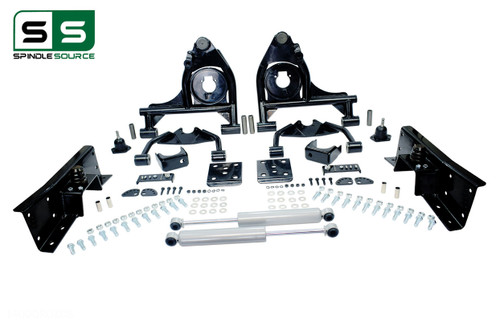 01 - 06 Silverado / Sierra 1500  4" / 6" Control Arm Drop Kit + Shocks, C-Notch