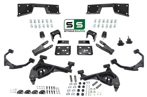 4"/7"-8" Drop Control Arms Kit Fits 01-06  Chevy Silverado/GMC Sierra 1500