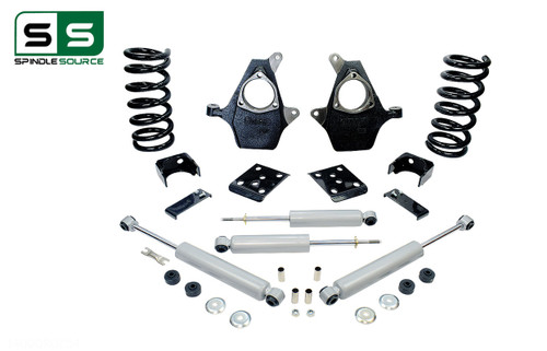 99 - 06 Silverado / Sierra 1500 (V8)  5" / 6" Drop Kit + Shocks