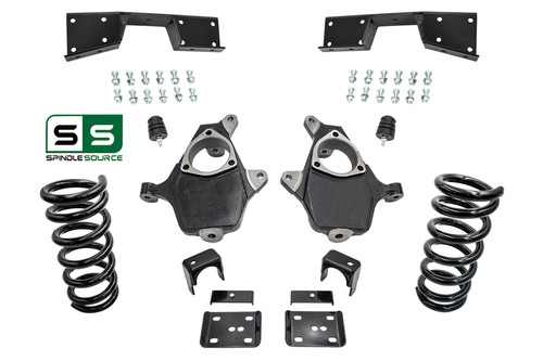 5"/6" Spindle Coil FlipKit Fits 01-06 Chevrolet Silverado/ GMC Sierra 1500 V8