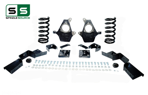 01 - 06 Silverado / Sierra 1500 (V8)  5" / 6" Coil Drop Kit + C-Notch