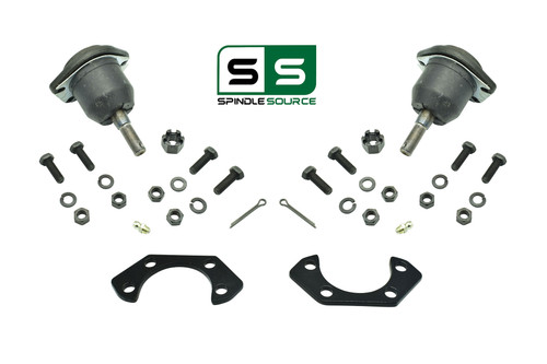 Spindle-Source 99-06 TUBULAR CONTROL ARM Ball Joint Adapter + Moog Ball Joints