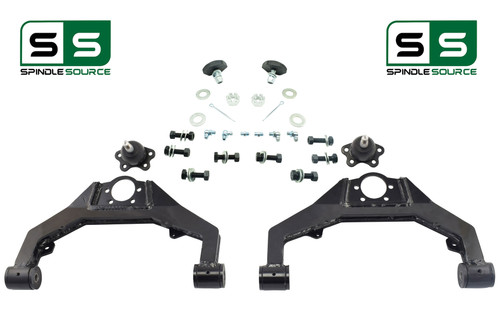 Boxed Steel Lift Control Arms for 01 - 10 Chevy Silverado 1500HD / 2500HD / 3500HD