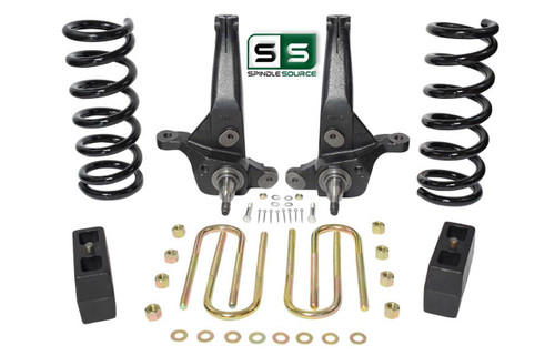 2001 - 2009 Ford Ranger 2WD 7"/ 4" Lift Kit Spindles/Coil Springs/Lift Blocks SPR: D or E