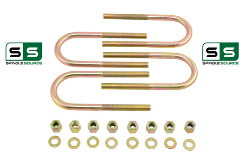 Grade 8 Flip Kit U-Bolts for 1973 - 1987 Chevrolet C10 / GMC C15 2WD