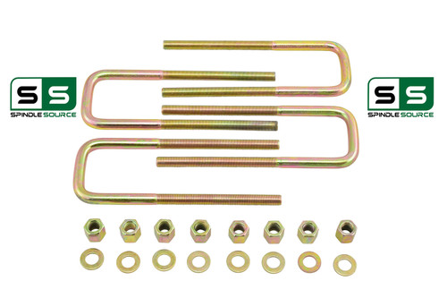 Grade 8 Flip Kit U-Bolts for 2014-18 Chevrolet Silverado GMC Sierra 1500 2WD 4WD
