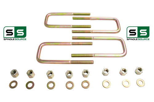 Grade 8 Flip Kit U-Bolts for 2019 - 23 Chevrolet Silverado / GMC Sierra 1500 2WD