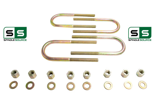 Grade 8 Flip Kit U-Bolts for 1998 - 2009 Ranger 2WD