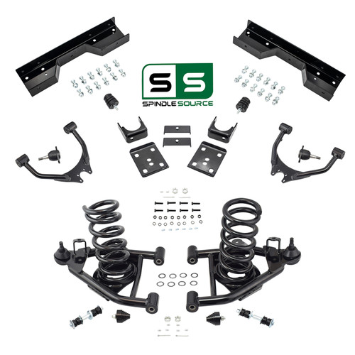 4" / 6" Control Arm Drop Kit for 88-98 Chevy / GMC C1500 V6 w/ C-Notch