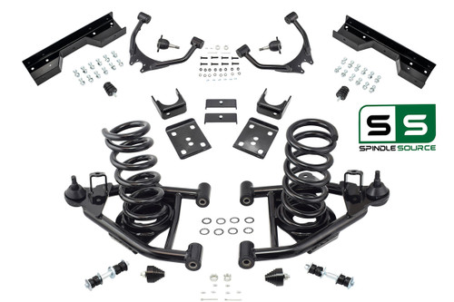 4" / 6" Control Arm Drop Kit for 88-98 Chevy / GMC C1500 V6 w/ C-Notch