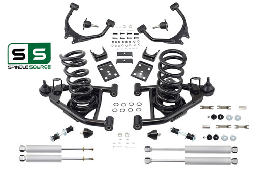 4" / 6" Control Arm Drop Kit for 88-98 Chevy / GMC C1500 V8 w/ Shocks