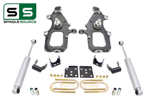 2" / 5" Drop Kit Spindles Flip Kit + Shocks FOR 04 - 08 Ford F-150 2WD