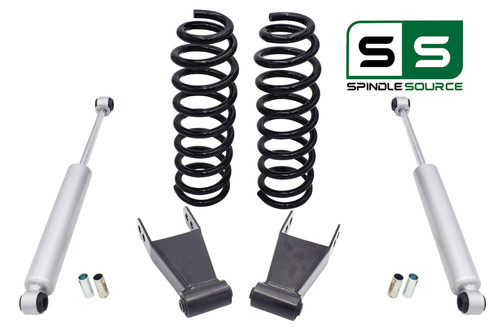 3" / 3" Drop Kit Coil Springs Shackles + Shocks FOR 04 - 08 Ford F-150 V6