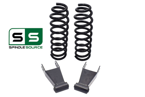 3" / 3" Lowering Drop Kit Coil Springs Shackles FOR 04 - 08 Ford F-150 V8