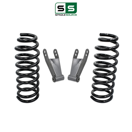 3/2-3 Lowering Kit for 2004-2008 Ford F-150 2WD/4WD V8 – Coils, Shackles