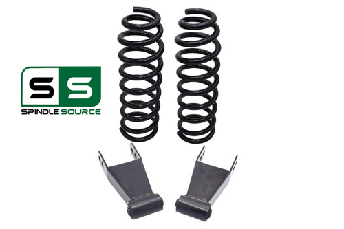 3" / 3" Lowering Drop Kit Coil Springs Shackles FOR 04 - 08 Ford F-150 2WD V8