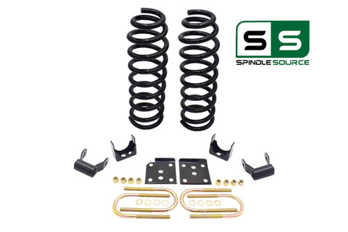 3" / 5" Lowering Drop Kit Coil Springs Shackles FOR 04 - 08 Ford F-150 2WD V6