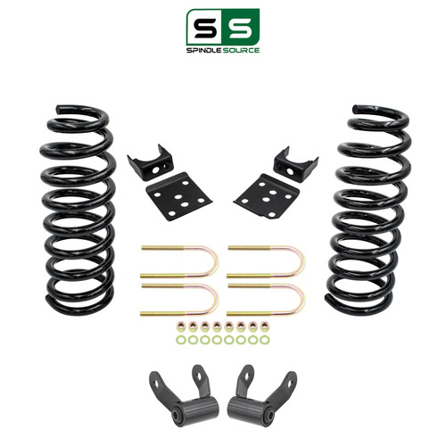 3/5 Lowering Kit for 2004-2008 Ford F-150 2WD/4WD V8 – Coils, Flip Kit