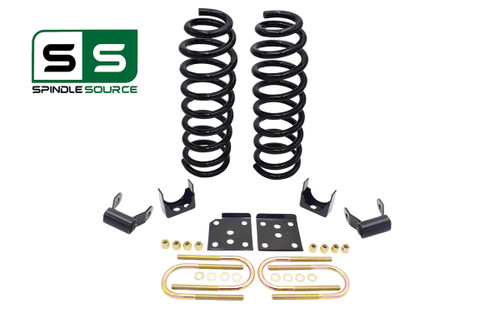 3" / 5" Lowering Drop Kit Coil Springs Shackles FOR 04 - 08 Ford F-150 2WD V8