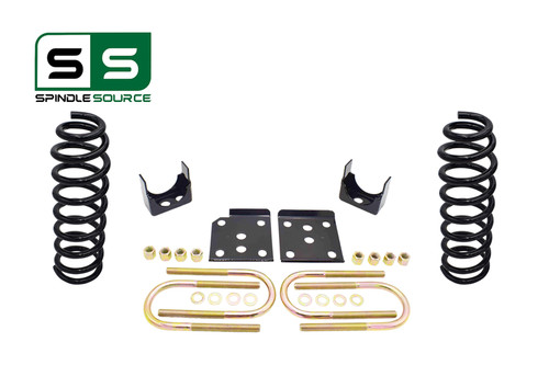 3" / 6" Lowering Drop Kit Coil Springs Shackles FOR 04 - 08 Ford F-150 V8
