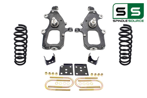 4" / 6" Drop Lowering Kit Spindle Coils Flip FOR 2004 - 2008 Ford F-150 2WD V6