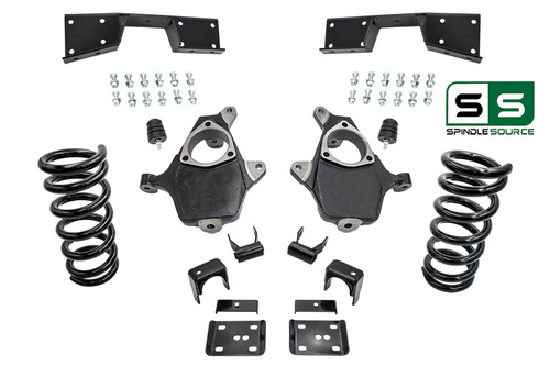 3"/5" Lowering Drop kit + C-Notch FOR 01-06 Chevy Silverado/GMC Sierra 1500 V6