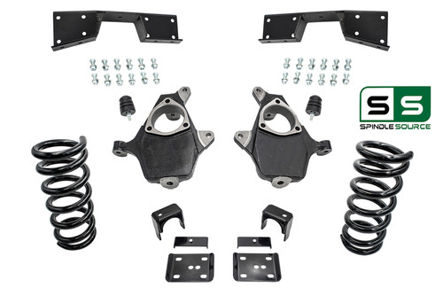 3"/6" Lowering Drop kit + C-Notch FOR 01-06 Chevy Silverado/GMC Sierra 1500 V6