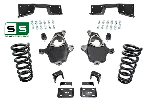 3"/6" Lowering Drop kit + C-Notch FOR 01-06 Chevy Silverado/GMC Sierra 1500 V8