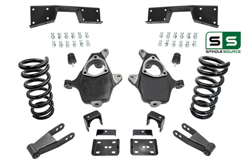 5"/7" - 8" Drop Kit FOR 2001 - 06 Chevy Silverado GMC Sierra V6  + C-NOTCH 5/7