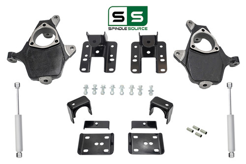 2"/4"-2/5" DROP + REAR SHOCKS FOR 1999-06 Chevy Silverado GMC Sierra LONG BED