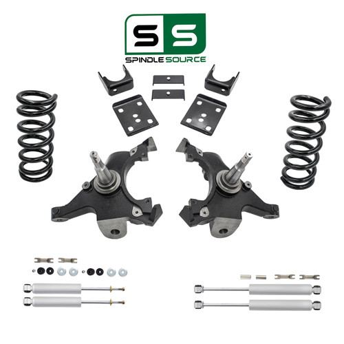 88 - 98 C1500 4" / 6" Drop Kit + Shocks (V6)