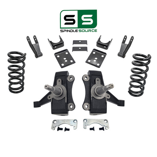 5/7-8 No Track Width Drop Kit FOR 88-91 Chevy GMC C1500 Std Cab 1" Rotors 2WD V8