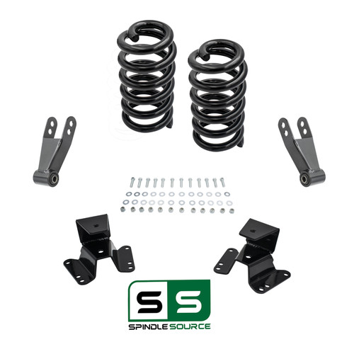 3/3-4 Coil Drop Lowering Kit FOR 73-87 Chevy GMC C10 C15 2WD