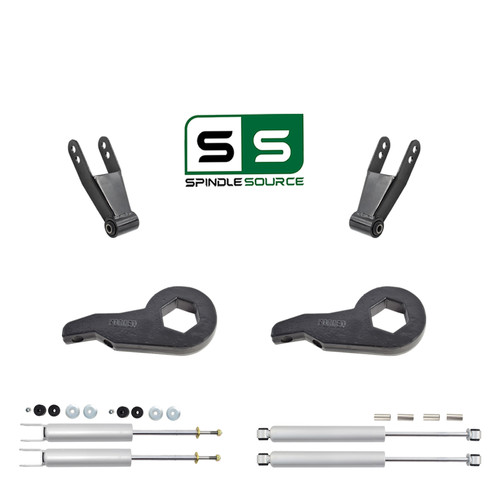 2"-3"/2" Drop Kit + Shocks FOR 99-06 Chevy Silverado GMC Sierra 1500 4WD