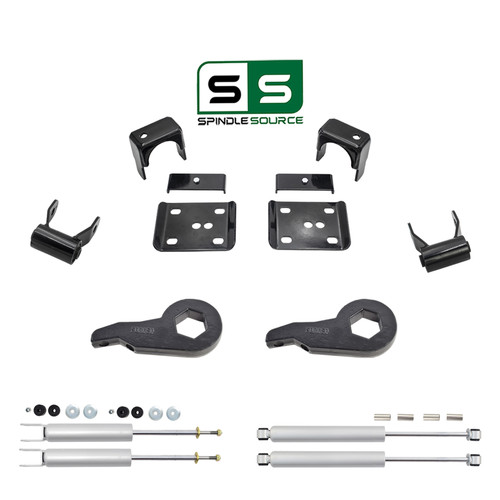 3"/5" Drop Lowering Kit + Shocks FOR 99-06 Chevy Silverado GMC Sierra 1500 4WD