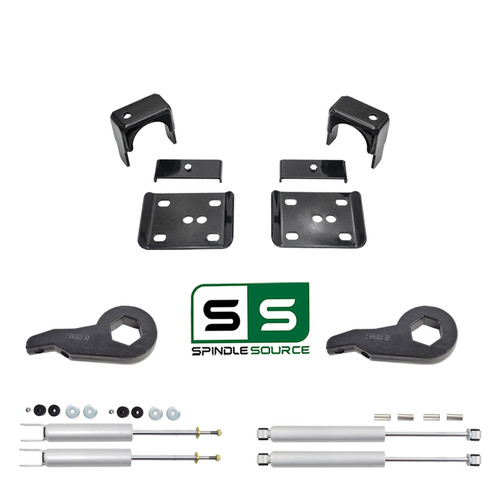 3"/6" Drop Lowering Kit + Shocks FOR 99-06 Chevy Silverado GMC Sierra 1500 4WD