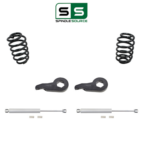2"-3"/4" Torsion Key Drop Kit + Rear Shocks FOR 00-06 Chevy GMC SUV 2WD 4WD